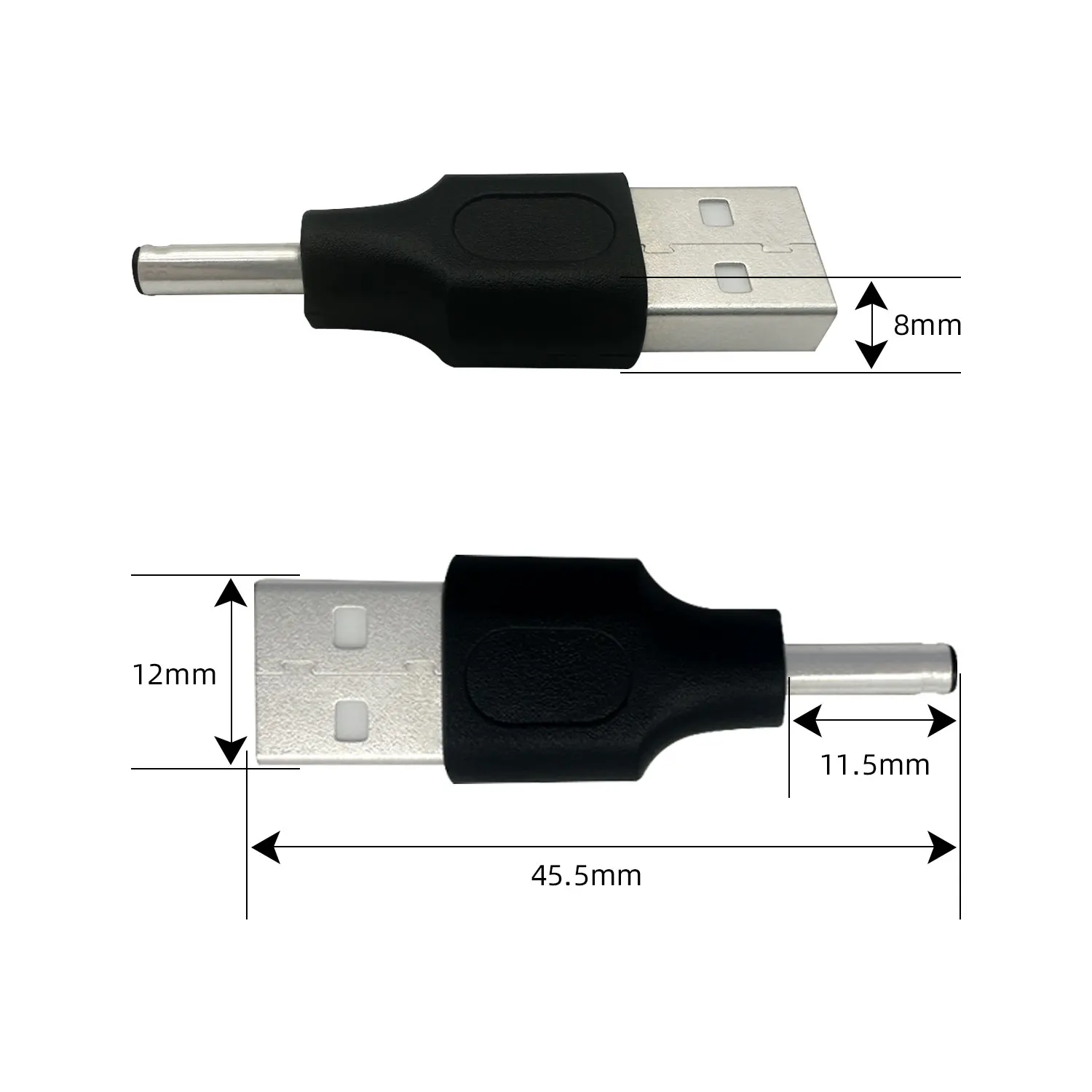 USB to DC Power Adapter DC3.5x1.35mm to USB converter for cameras, routers, LED strips and many sizes of compatible products