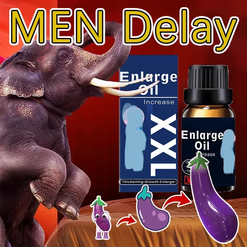 Men's Massage Oil XXL Big Growth Thickening Essential Oil, Personal Care Private Massage Cream,