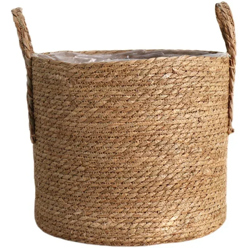 Rattan Natural Pot for Living Room Easy to Use Food Grade Durable Build Heat Resistant Rust Proof Easy to Clean High Quality