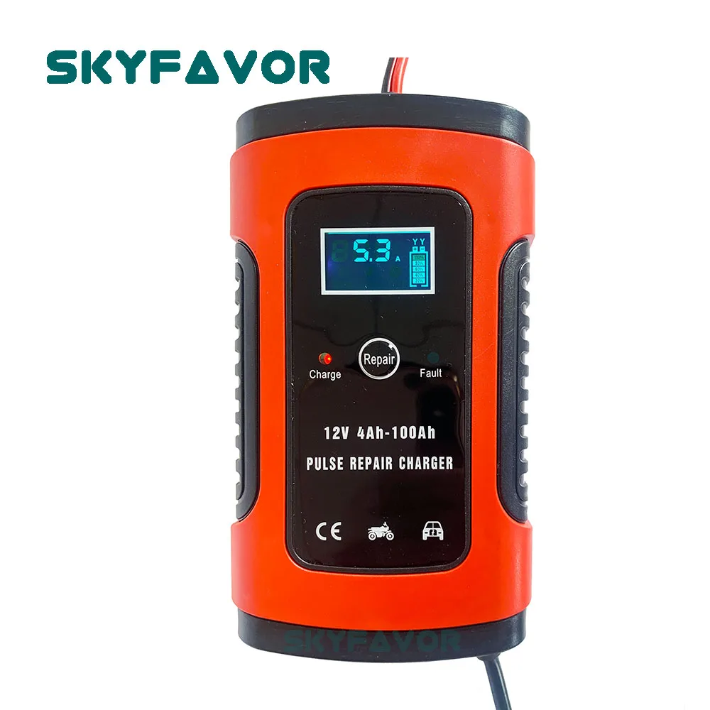 딥 사이클 젤 AGM 암 자동 펄스 수리 배터리 충전기, 12 V 5A 납산 배터리 충전기, 공장 가격