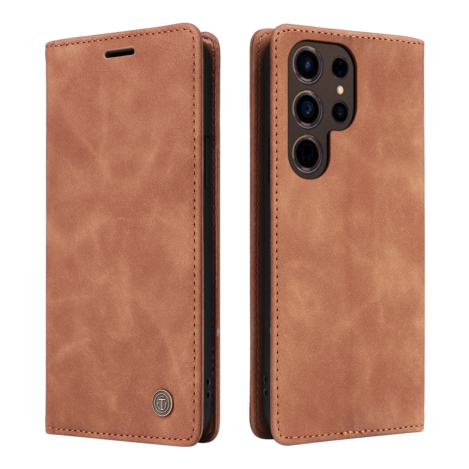 Ultrathin Leather Flip Case For Samsung Galaxy S26 S25 S24 S23 FE S22 Ultra S21 S20 Plus Note 20 5G Business Wallet Phone Cover