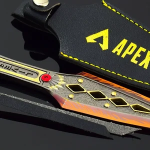 Espada modelo Toys faca para crianças, arma do jogo, 1 Katana real, Apex Legends, herança Wraith, Kunai, HOPE'S DAWN Luminous, 18cm 10 principais vendas apex legends luminária - №8