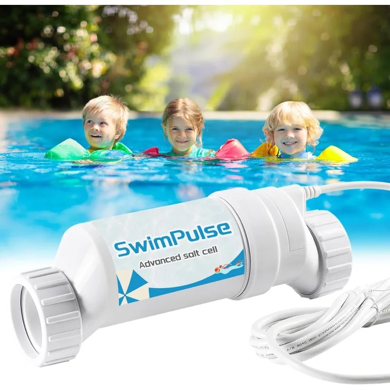 

Plate Up to 40,000 Gallons Swimming Pool Salt Chlorine Generator, Salt Cell for Pool Fits for Hayward W3T-CELL-15 BLW1