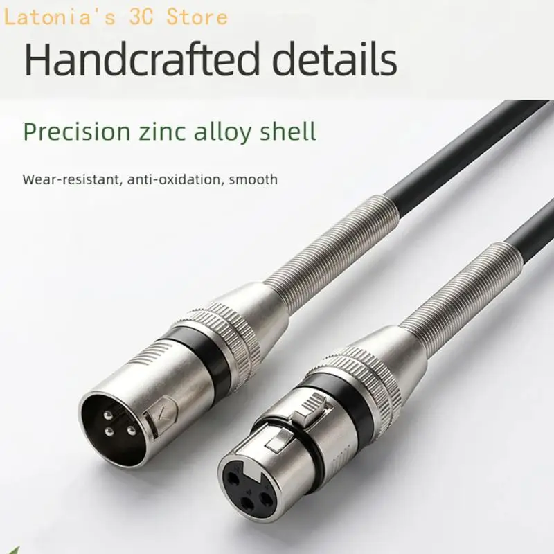 Multifunctional Stage Ready XLR Male to Female Cable, 3 Pin Cord Line X3UB