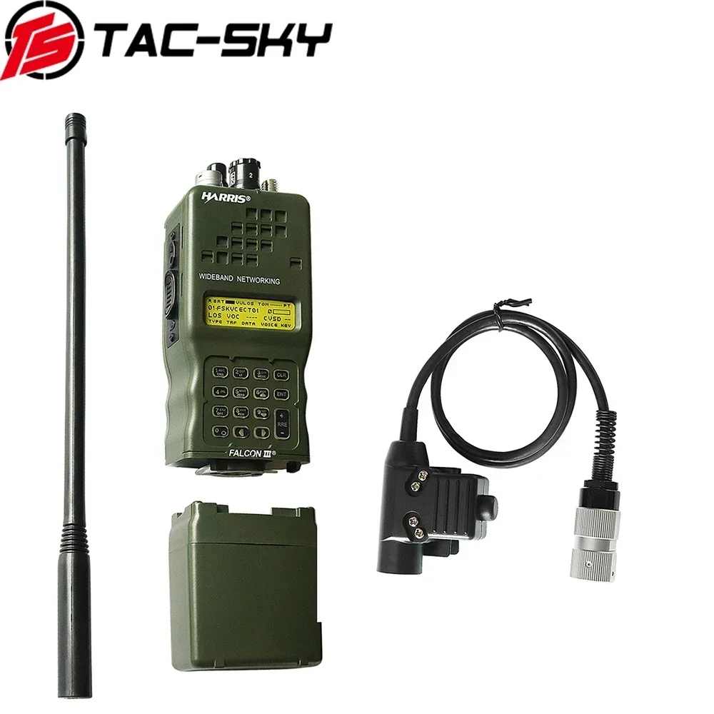 

TS TAC-SKY AN / PRC152 152A Radio Virtual Box + Tactical 6-Pin U94 PTT Adapter