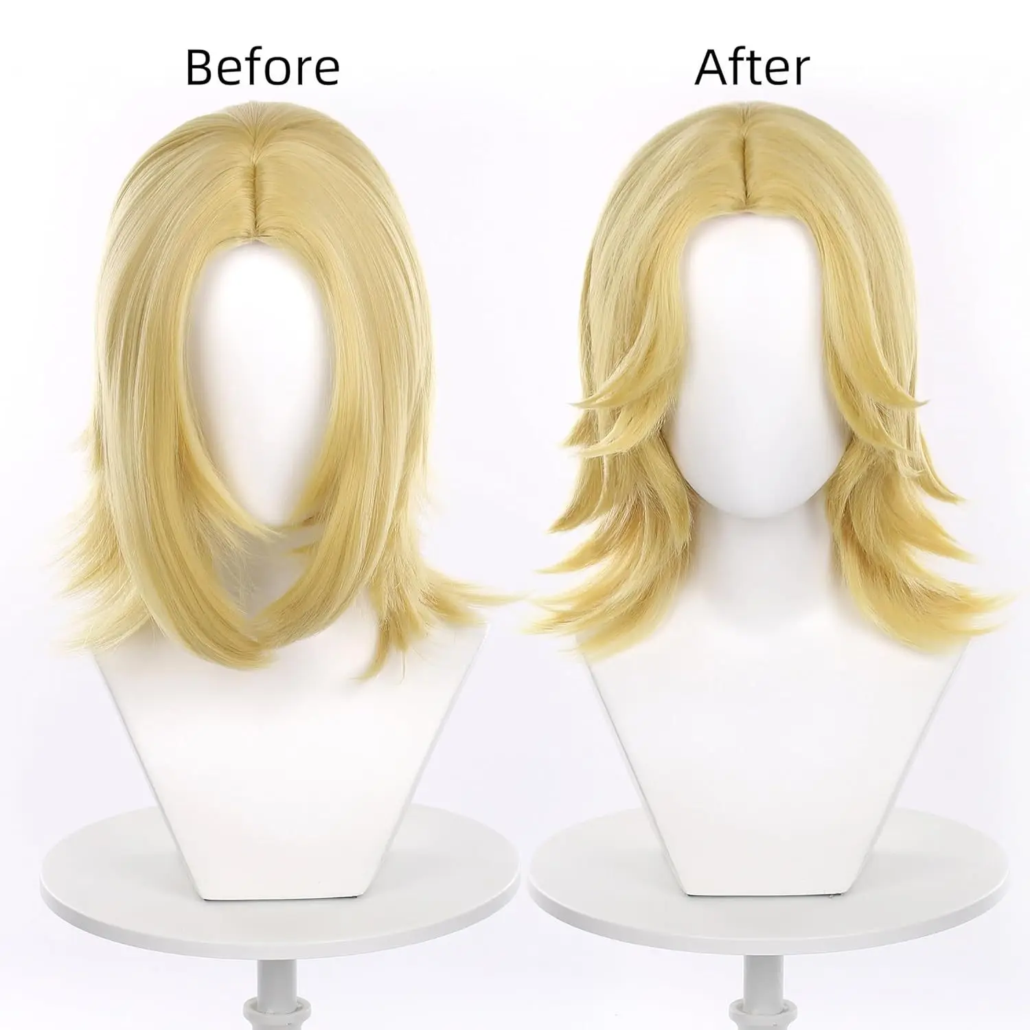 JOJO's Bizarre Adventure: Steel Ball Run Johnny Joestar Cosplay Synthetic Wig with Top of the Head Rose Net Headband