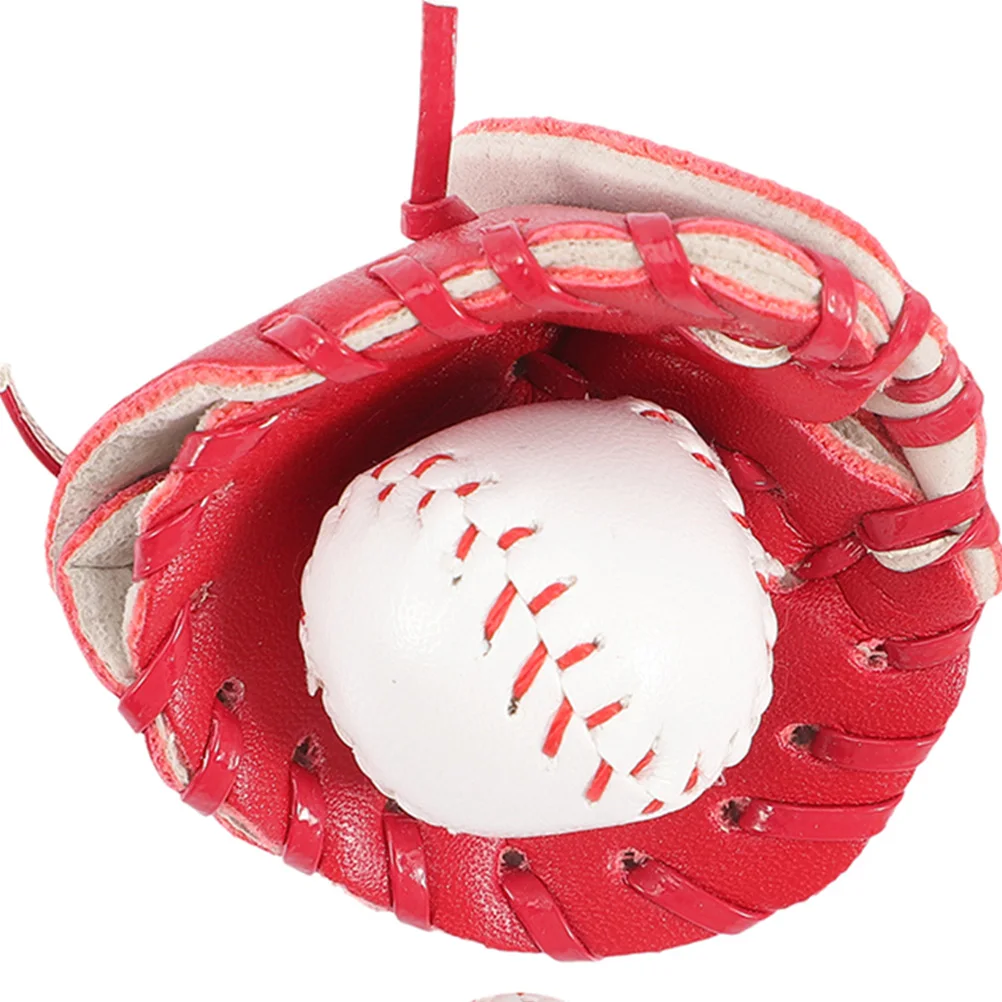 

1Set Mini Baseball Kit Eye Catching Creative Simulation Sports Ornaments for House DIY Supply Tiny House Accessories Role