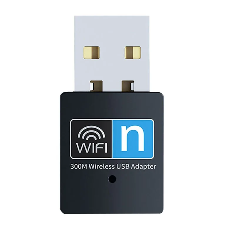 300Mbps ワイヤレス USB Wifi アダプタ 802.11N USB 2.0 WiFi レシーバードングル 300Mbps ワイヤレスネットワークカードデスクトップラップトップ Windows