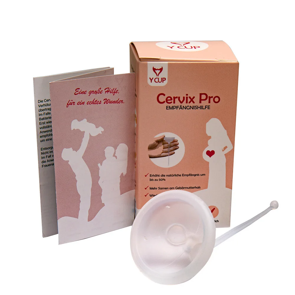 Silicone Fertility Conception Aid Cup Reusable Natural for Fertility Support Keep Sperm Close to Cervix