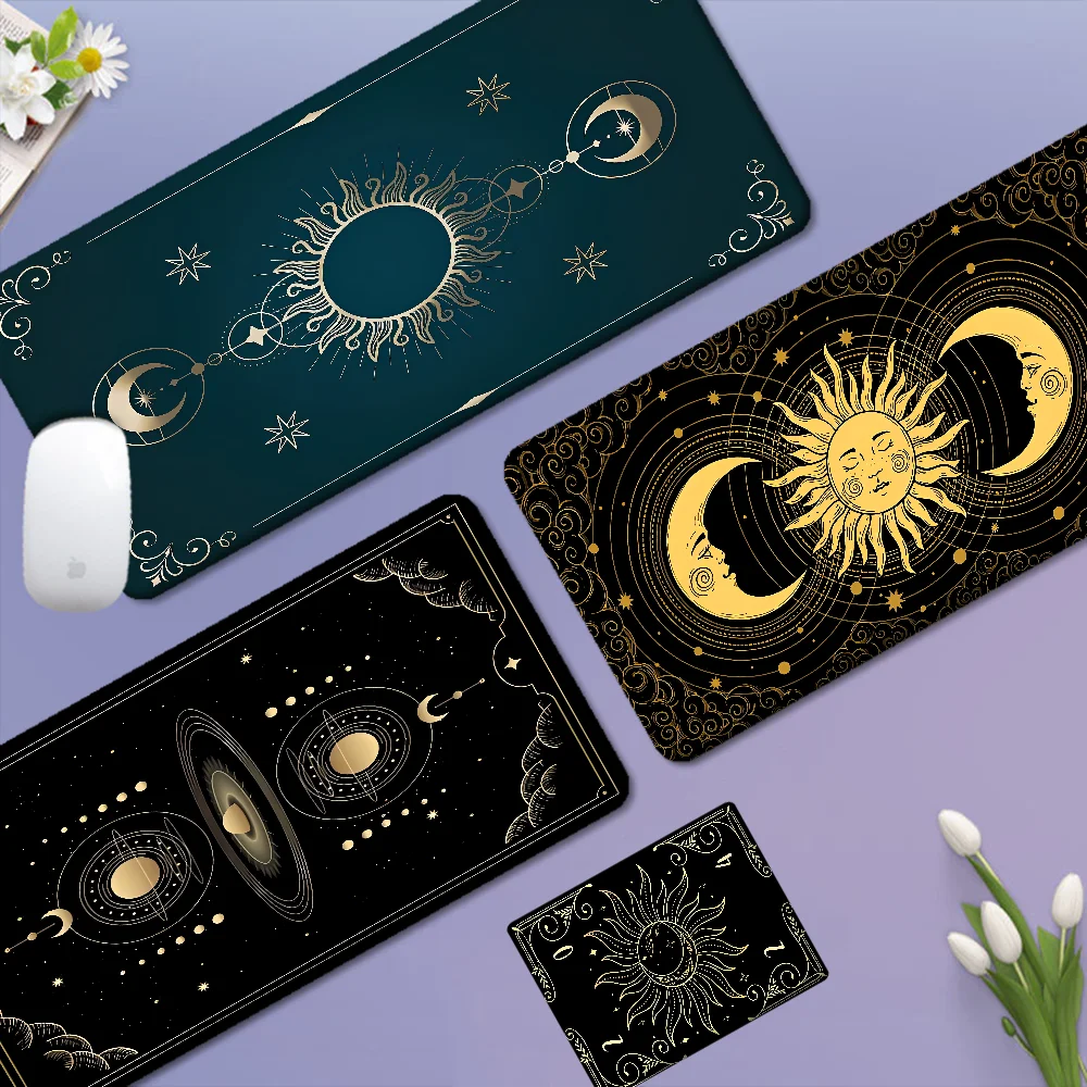 

Witches Moon Tarot Mousepad In Stocked Laptop Gaming Mice Mousepad Size for large Edge Locking Game Keyboard Pad