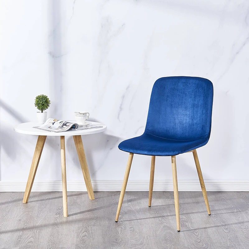 Dining Chair 4PCS（BLUE），Modern style，New technology.Suitable for restaurants, cafes, taverns, offices, living rooms, reception r