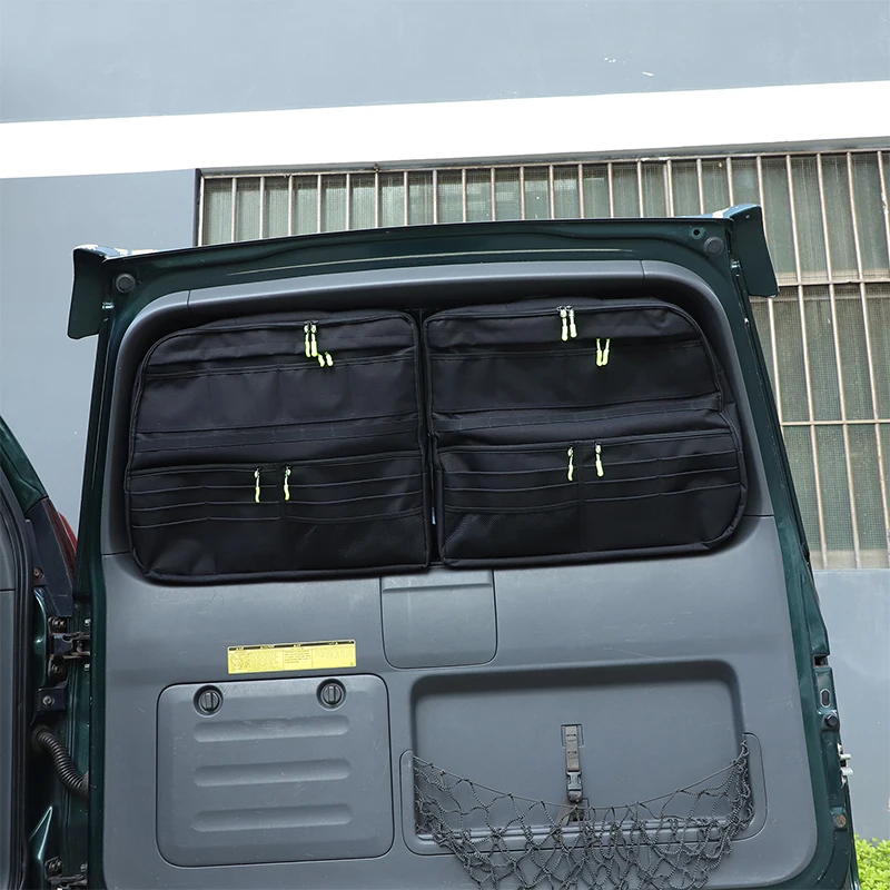 

For Toyota Prado 250 Land Cruiser 2003-2009 tailgate window bag car tailgate window bag pendant storage bag 2pcs