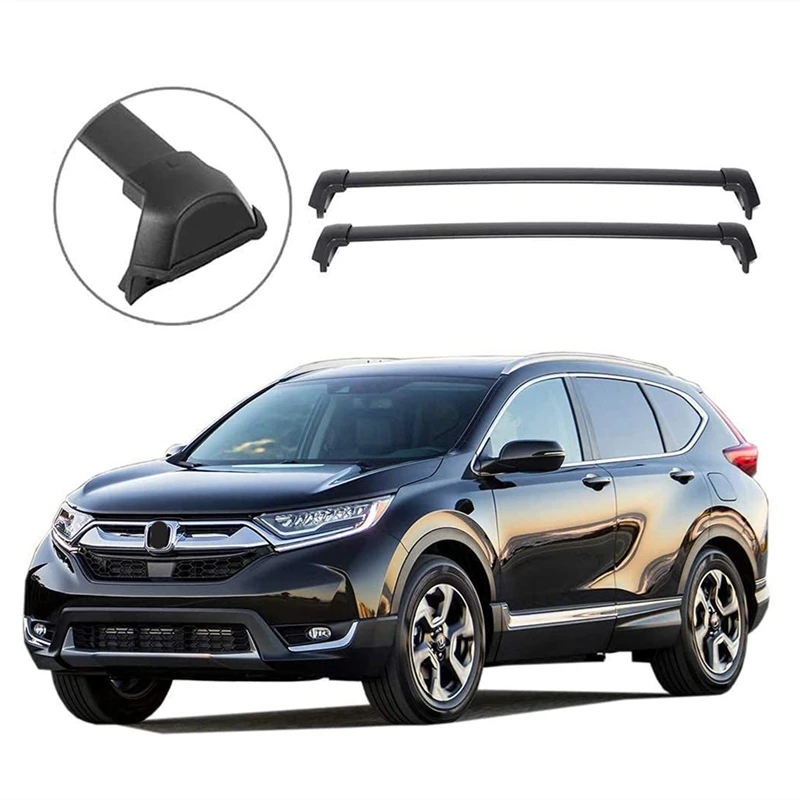 Roof Rack Crossbars Roof Rail Cross Bars Fits 17-22 Honda CRV Factory Side Rails OE Style Cargo Luggage Kayak Rooftop Aluminum