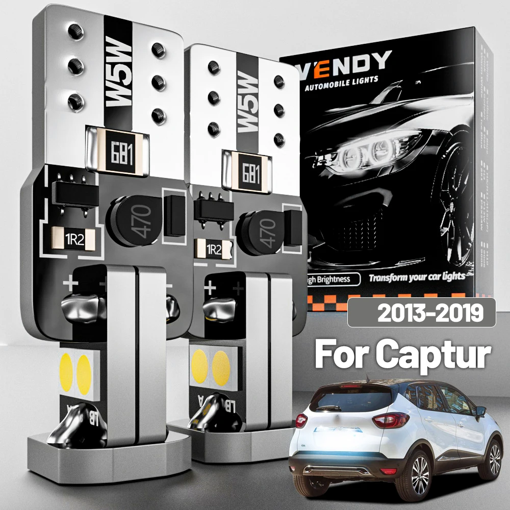 2 Stück LED-Kennzeichenbeleuchtung für Renault Captur 2013–2019 2014 2015 2016 2017 2018 Canbus-Zubehör