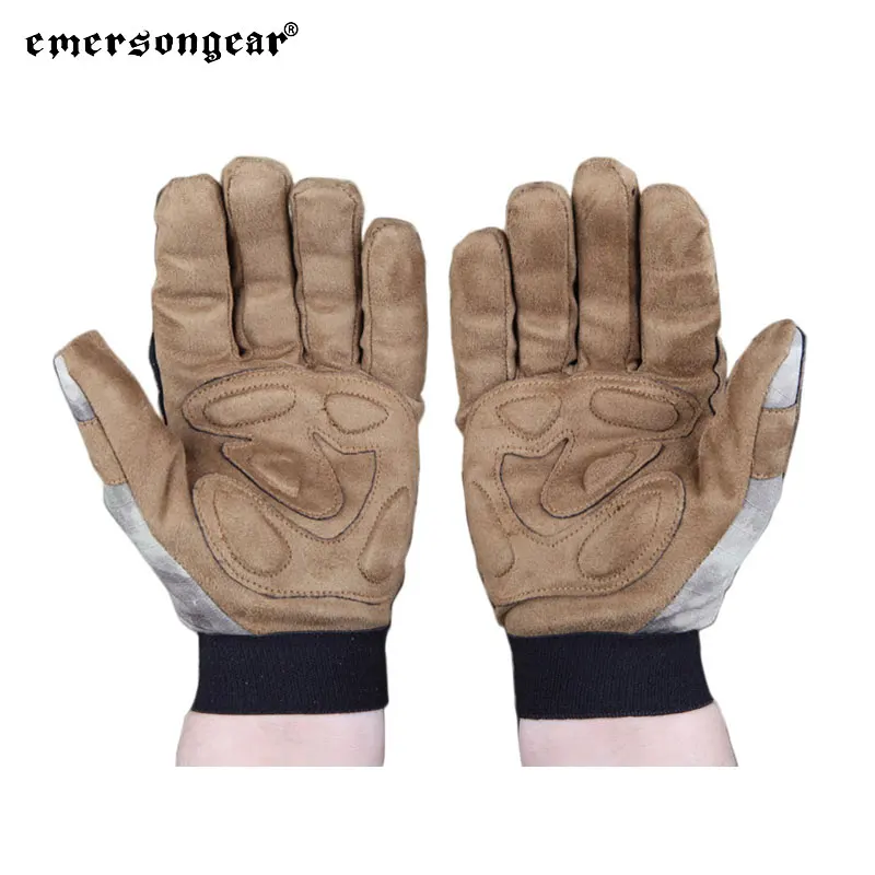 Emersongear Tactical Lightweight Camouflage Gloves Full Finger Hand Protective Combat Handwear Hunting Hiking AT