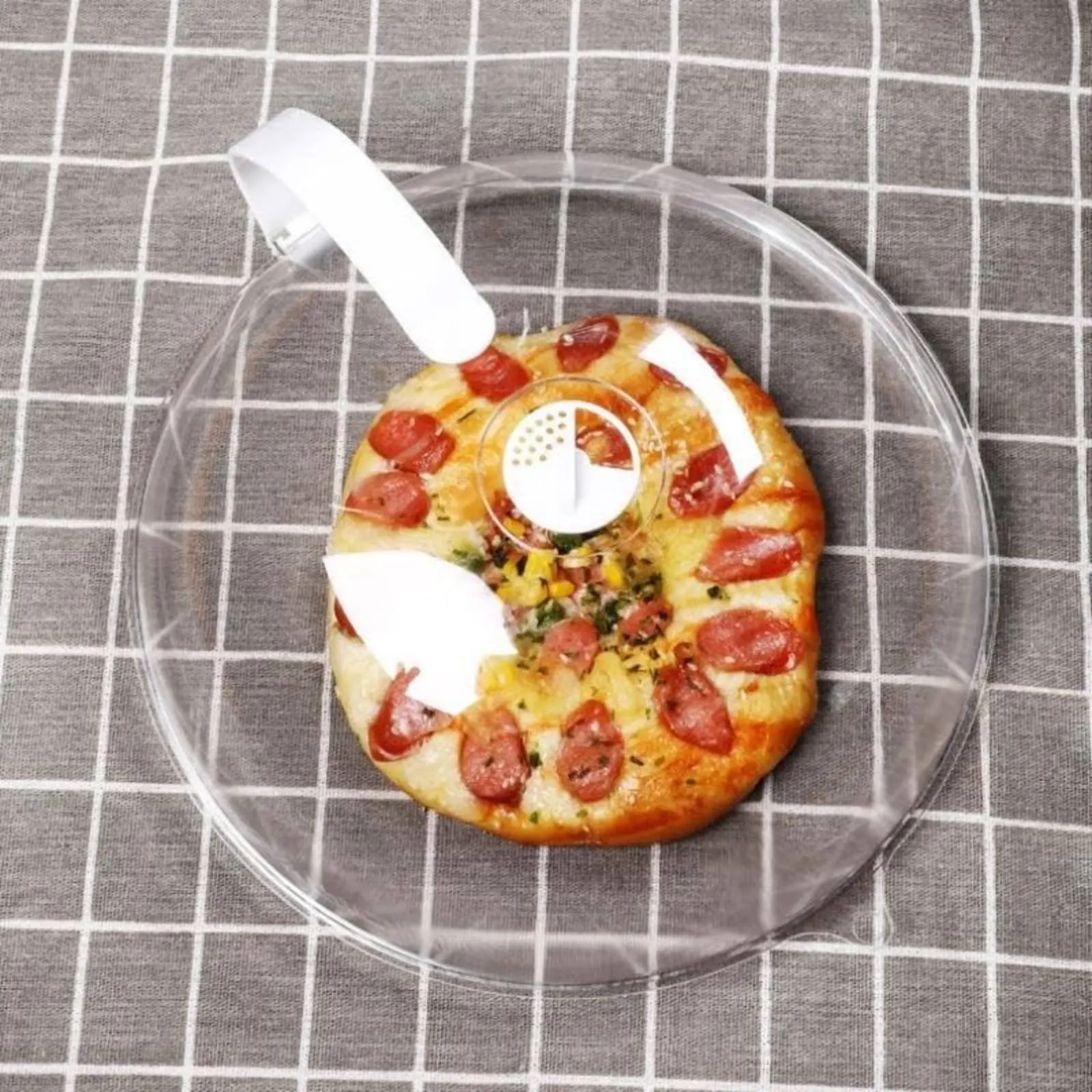 Microwave Splatter Cover Easy to Clean Transparent Microwave Lid Heat-Resistant Food Cover