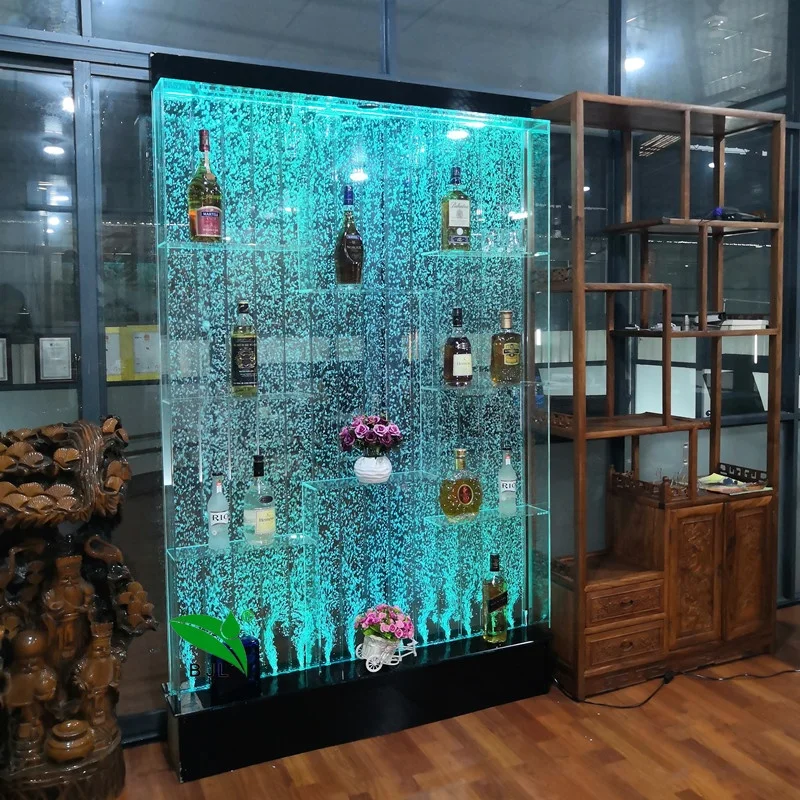 (customized)modern used led bubble wall home bar furniture