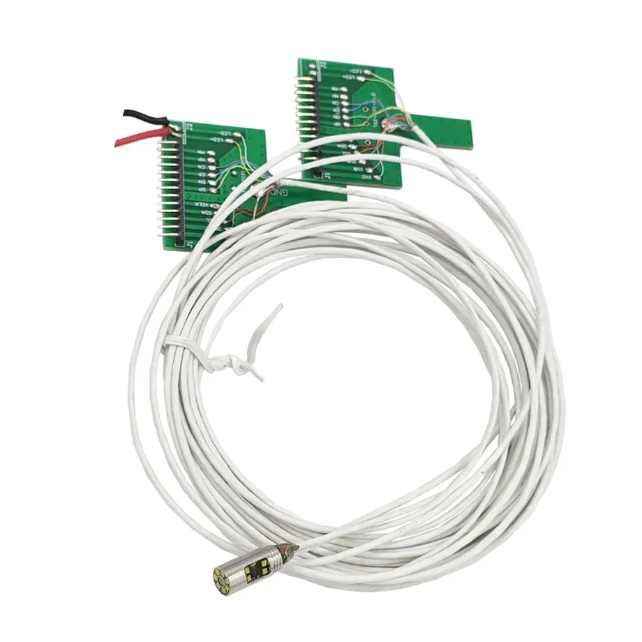 

2025Заводская прямая поставка, двойная камера с прямым боковым обзором, промышленная эндоскопическая инспекционная камера со светодиодным источником света