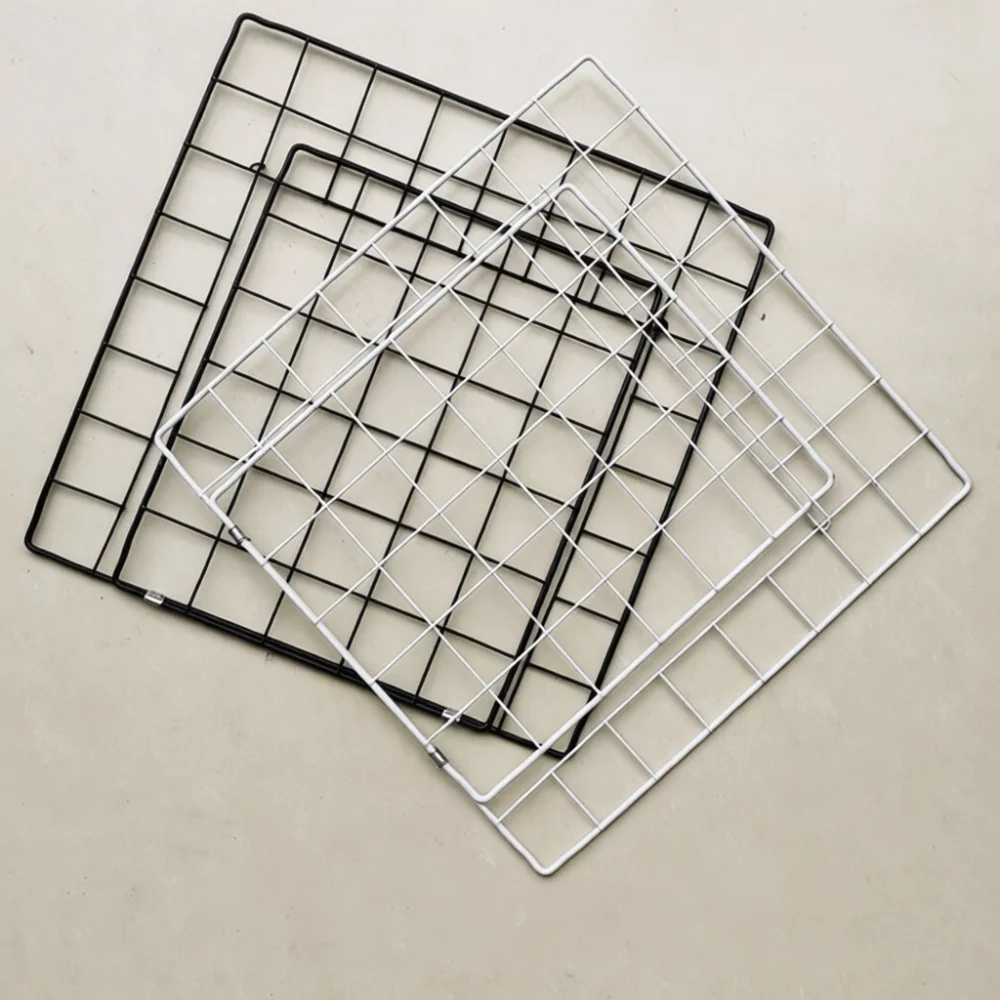 Metal Wire Grid Panel Modular Pet Playpen Kennel Dog Fence Cat Exercise Enclosure Partition Storage Shelving Organizer