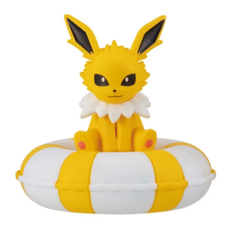 Pokémon Glaceon Jolteon Salvagente Modellazione Gashapon Action Figure Modello Giocattolo per bambini Regali di Natale Action Figure Giocattoli di modello