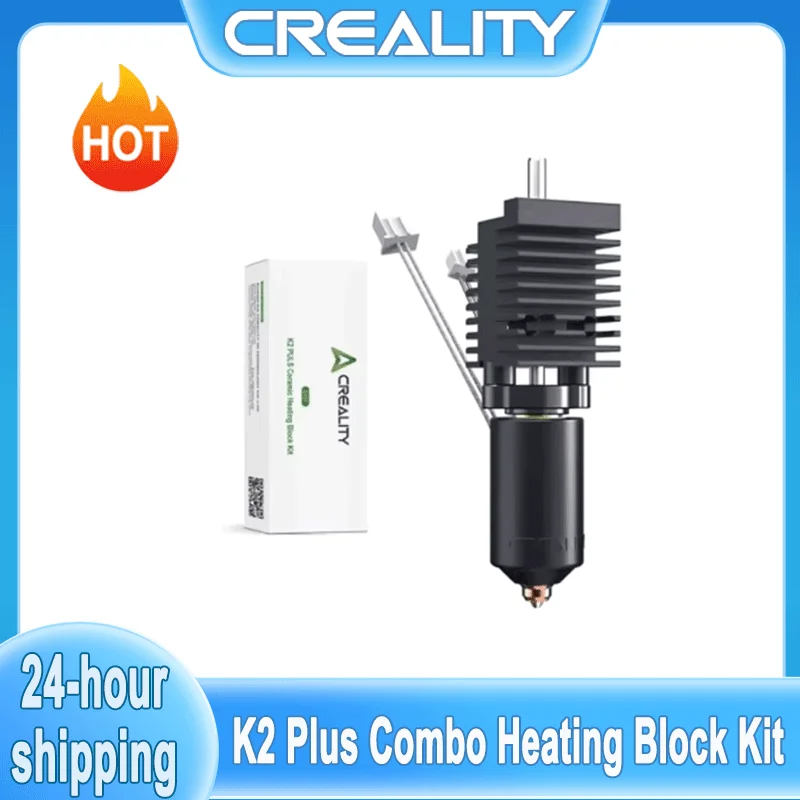 Kit de Hotend Creality K2 Plus Combo para Creality K2P Combo/K2 Plus, Bloque de Calentamiento Cerámico, Kit de Boquillas de Cambio Rápido Unicorn, Totalmente Metálico