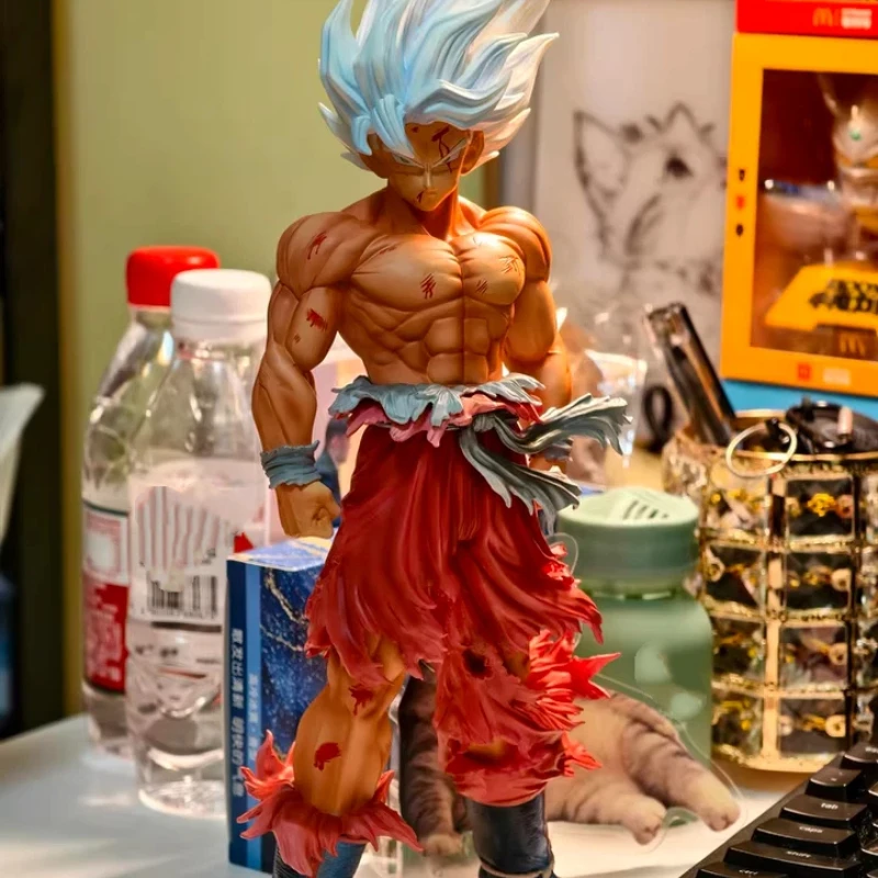 

Dragon Ball Quadratic Element Objects Action Figure - Hand-Made Elegant Head Battle Damage Kakarotto Statue Collectible Gift