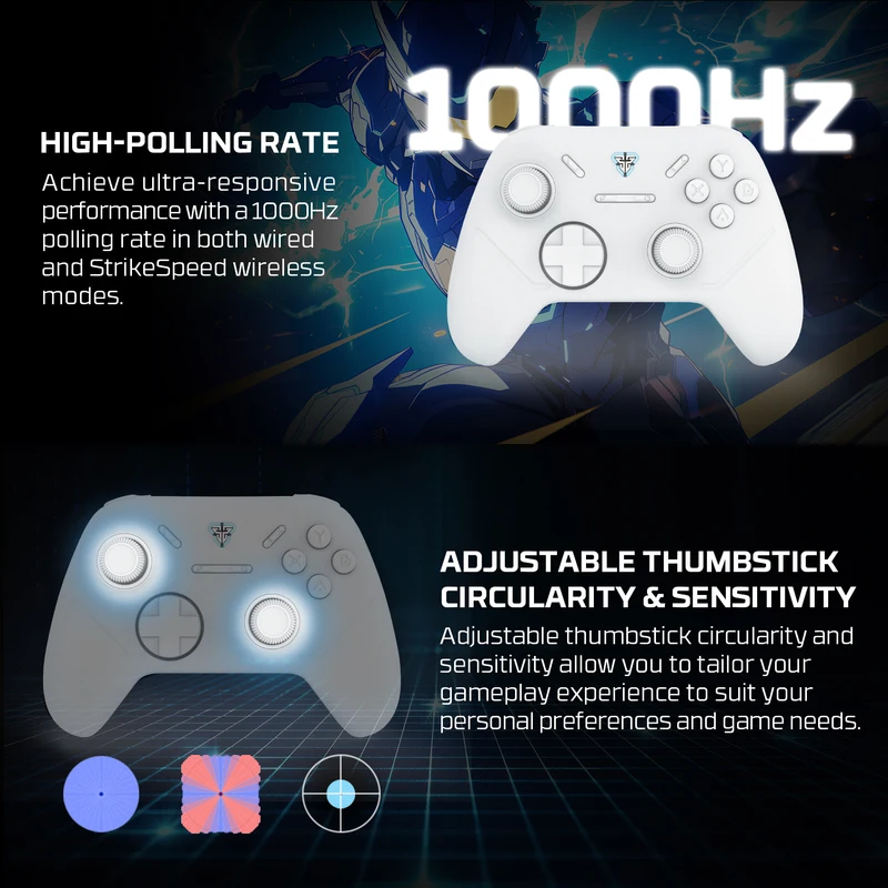 Controle Gamer Sem Fio Fantech Shooter III WGP13S para PC Android NS — foto 3