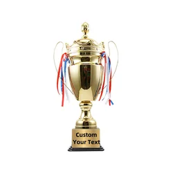 43cm Customizable Large Trophy Cup for Sports,Tournaments,Competitions,Soccer Football League Match Trophy,Other Teamwork Award