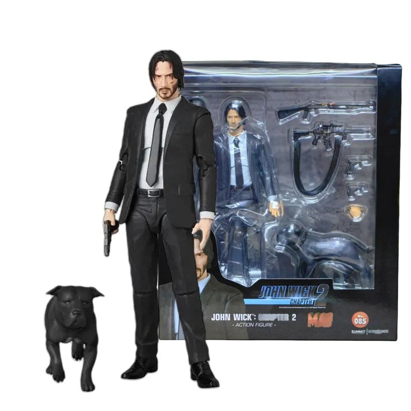 John Wick Action Figure Dog Keanu Reeves Baba Yaga Movie Collectible Figure Characters Anime Model Doll The Continental Toy Gift