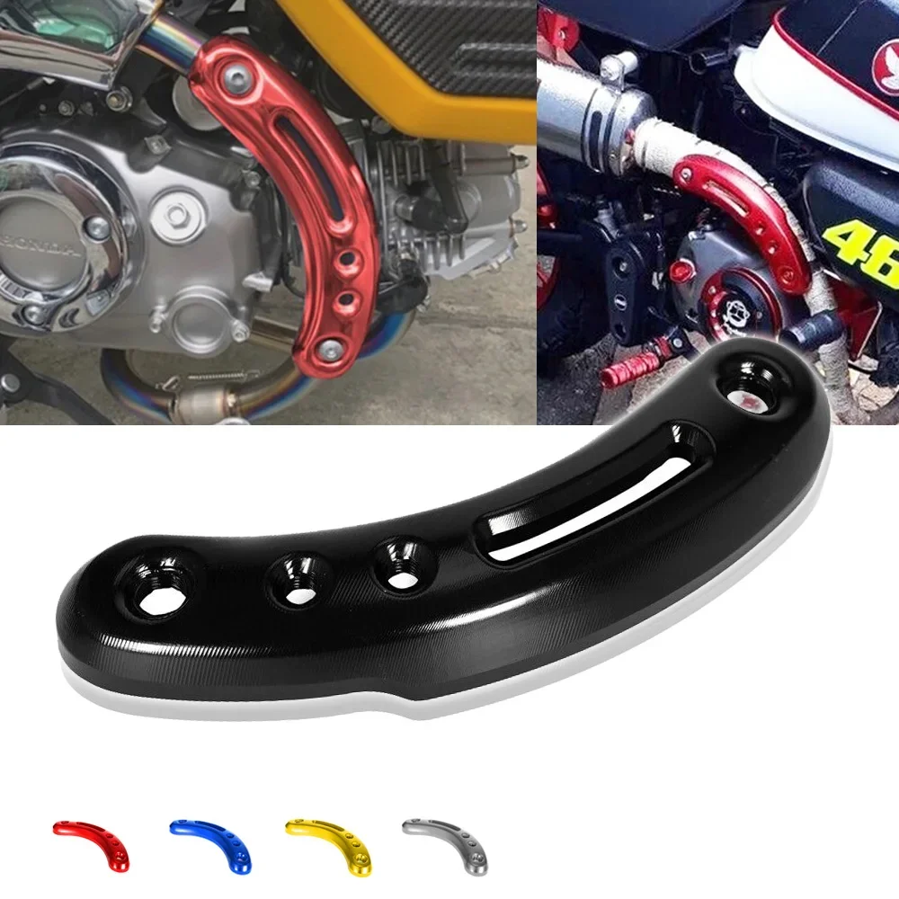 Motorcycle Exhaust Muffler Crash Protection Cover For Honda Z125 Monkey 125 2018-2024 Pipe Guard
