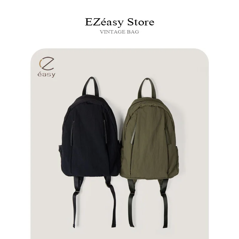 EZeasy Light Luxury Niche Designe bags for women ins style bag zaini unisex in Nylon softback Urban simplicity novità nello zaino