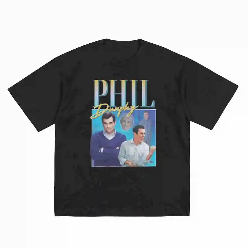 Phil Dunphy Modern Family 90S Bootleg Short Sleeve Tee 100% Cotton T-Shirt