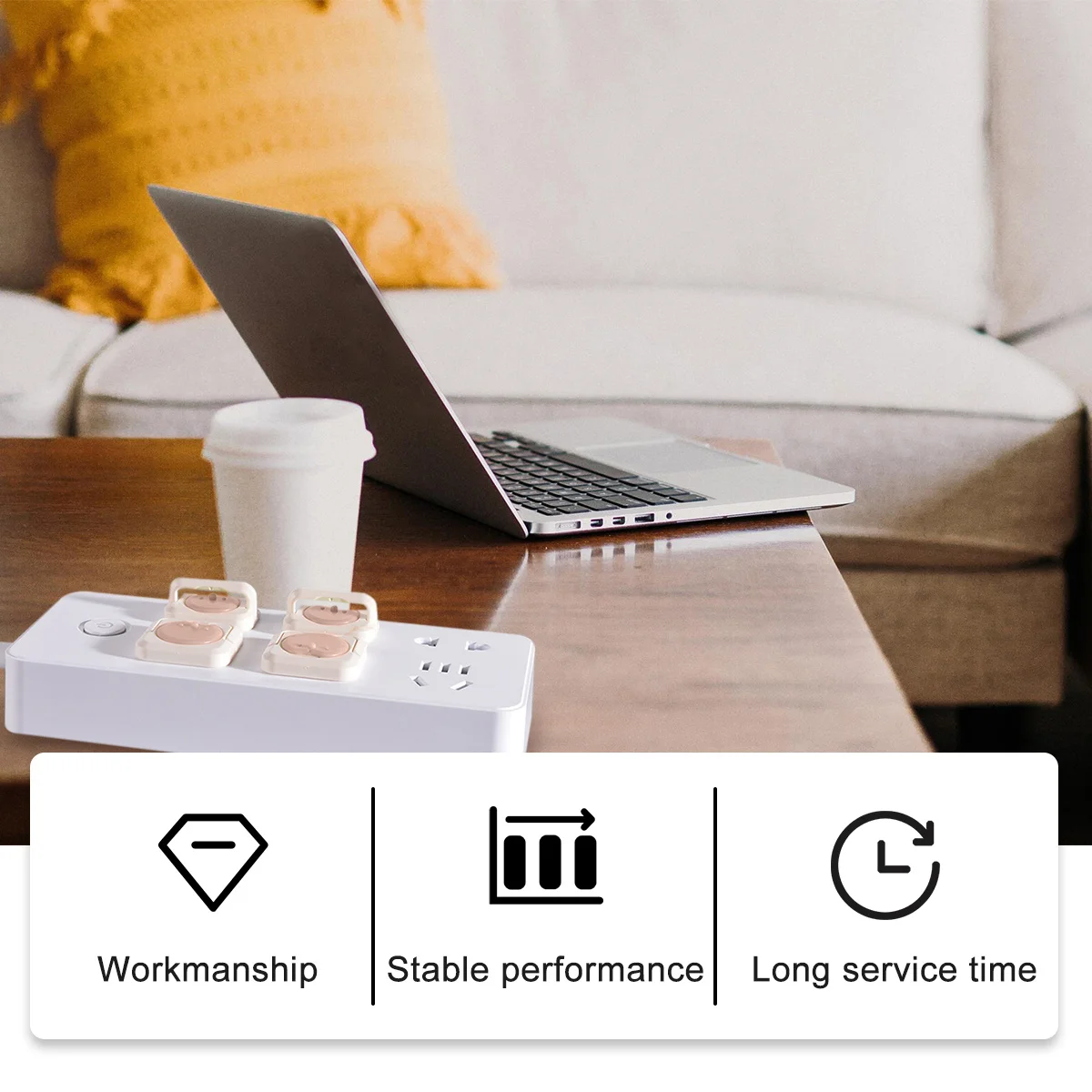 24 قطعة من أغطية المخرج المقاومة للأطفال، أغطية مقابس الأمان القوية، أغطية حماية كهربائية لغطاء قابس الأطفال #6