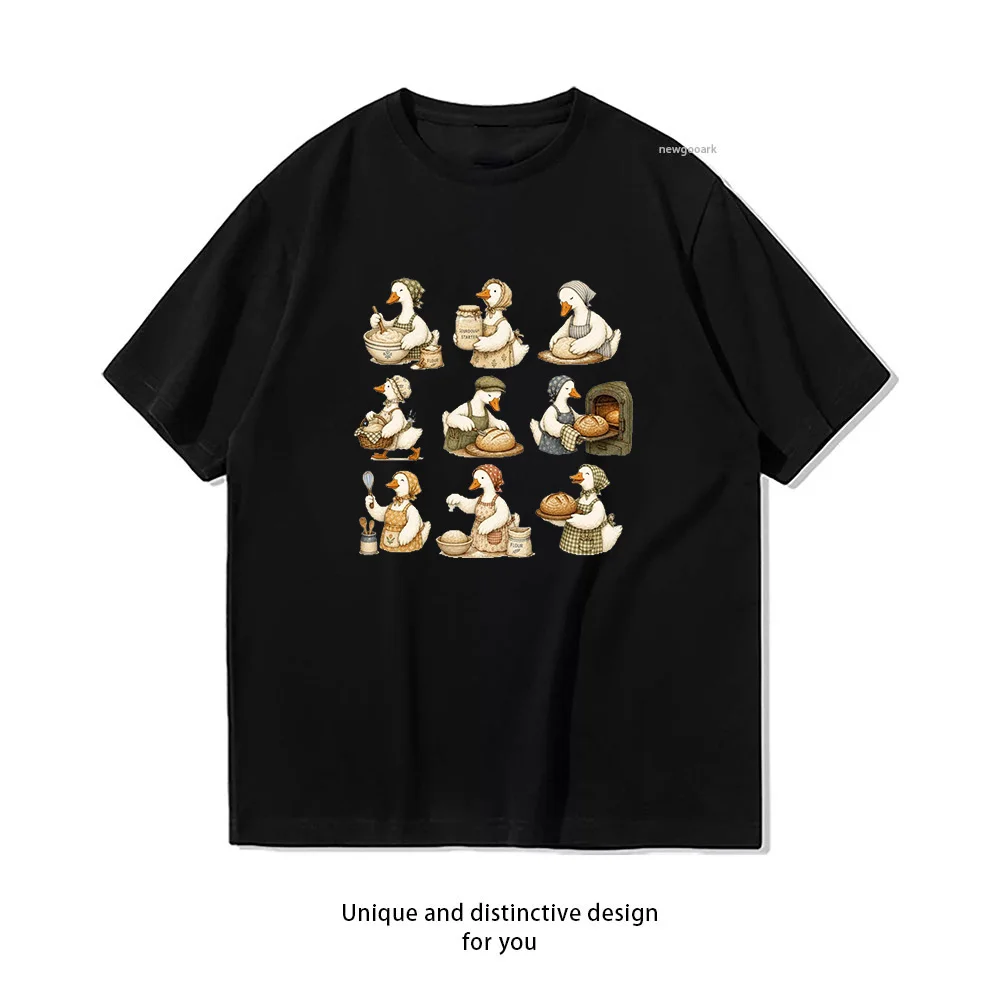 Funny Bread Shirt Wake and Bake Sourdough T-shirt Woman Man Summer Cotton Graphic T Shirts Adult Streetwear O-neck Tops Tee