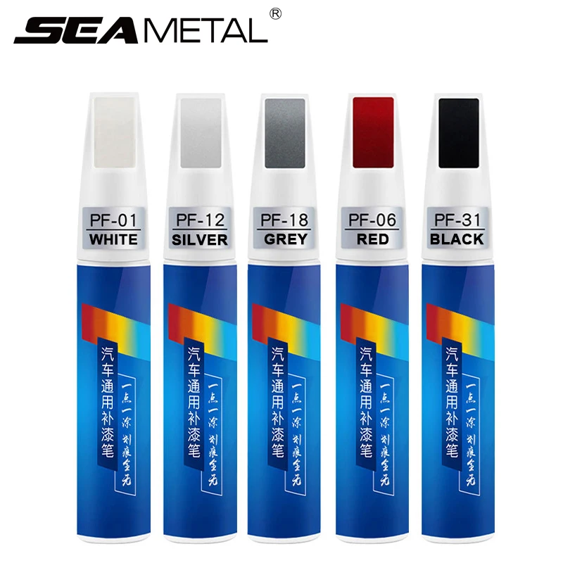 SEAMETAL Universal 5 Farben Auto Kratzer Reparatur Lack Stift Auto Touch Up Stifte Auto Kratzer Klar Entferner DIY Stifte Auto Zubehör