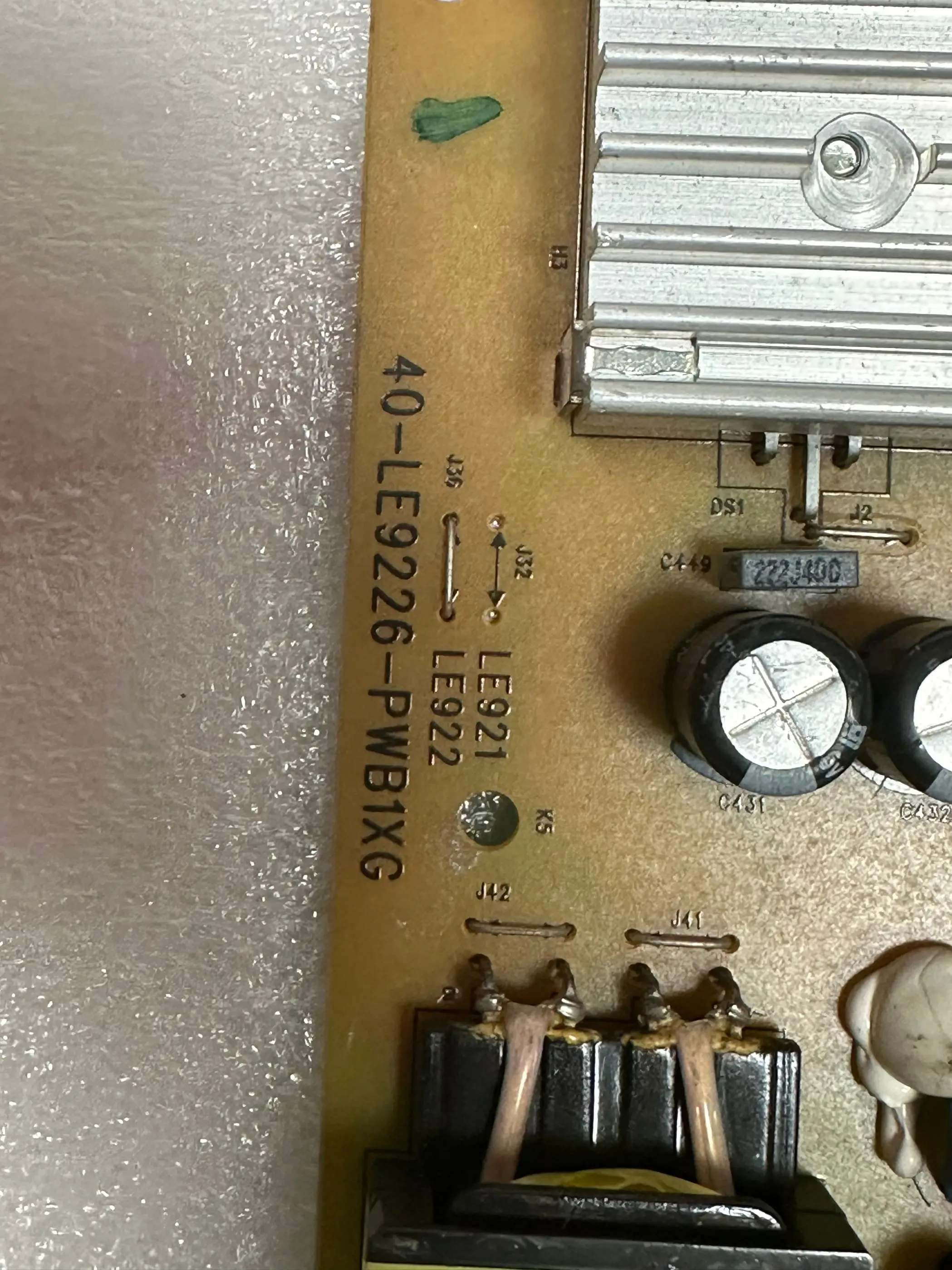 power board for Original L50/L55P1-UD L50/L55P1S-F power board 40-LE9226-PWB1XG