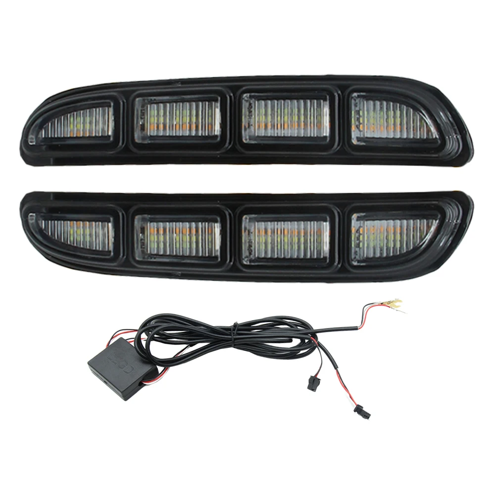

For Honda Accord Facelift Model 2021+ 1 Pair Front Left Right Car LED Daytime Running Lights Fog Lamp