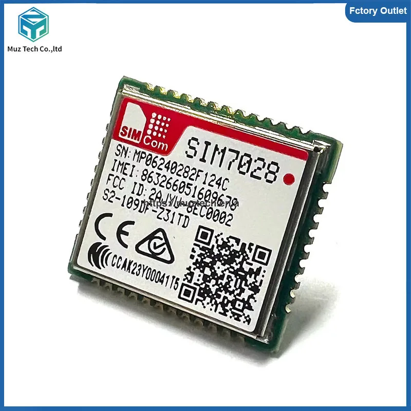 

SIMCom SIM7028 LPWA+NBIOT Module Cat NB2 Multi-band NB-IoT wireless communication module Compatible with SIM800C SIM7020
