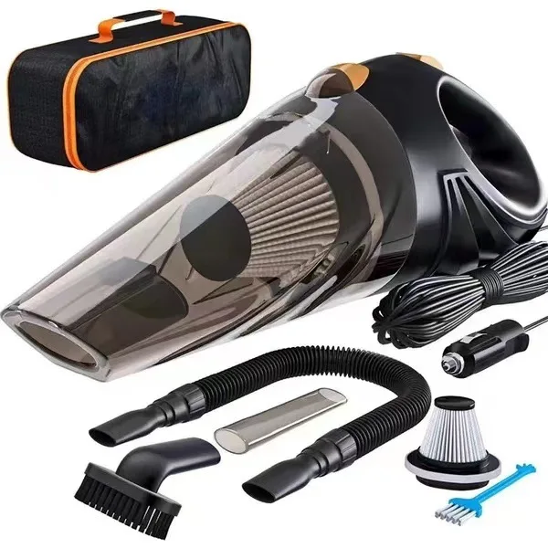 High Power Portable Handheld Car Vacuum Cleaner ABS Dry Wired Vacuum Cleaner at 12V for Car Cleaning