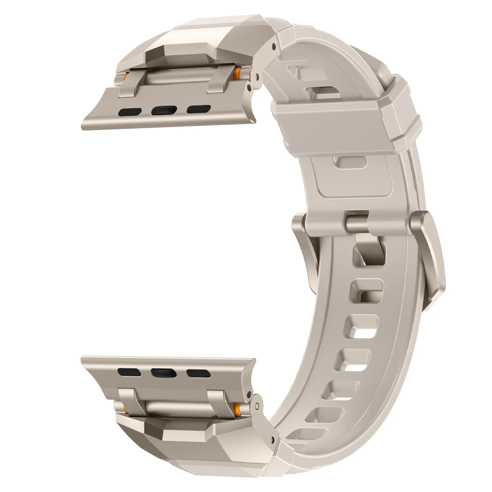Rubber Sports Band for Apple Watch Ultra 2 49mm Series 9 8 7 Se 6 5 4 Strap for IWatch Ultra 45mm 42mm 44mm Luxury TPU Bracelet