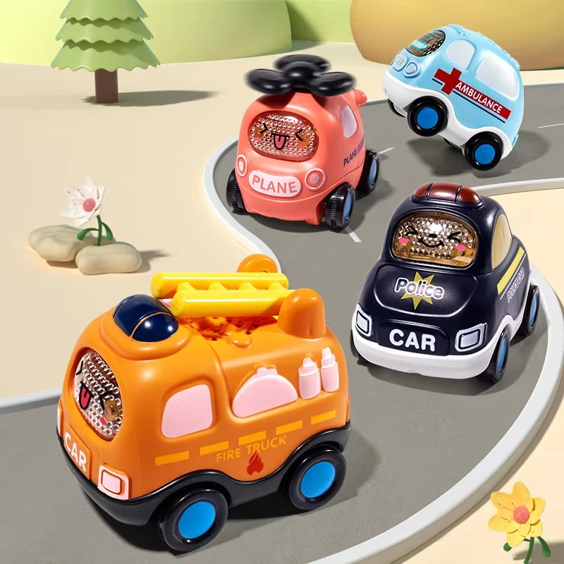 Baby Car Toys Cars Soft & Sturdy Pull Back Car Toys Mini Racing Car Kids Educational Toy For Children Boys Girl 1 2 3 4 5 Years