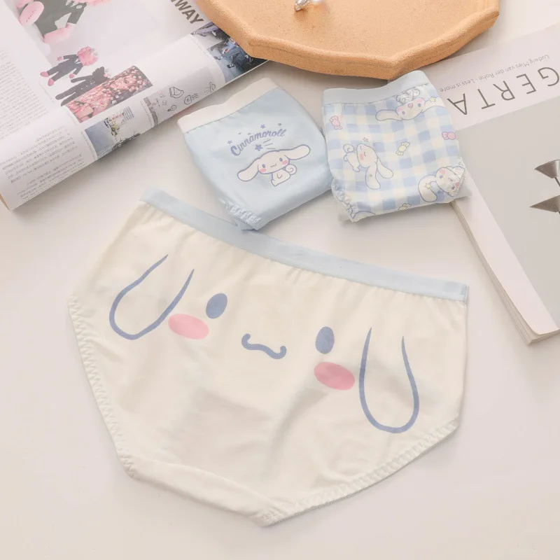 Japanese Sanrio Cinnamoroll Printed Underwear Women Sexy Lingerie Sex Woman Panties Kawaii Y2k  Sweet Girl Panties Large size