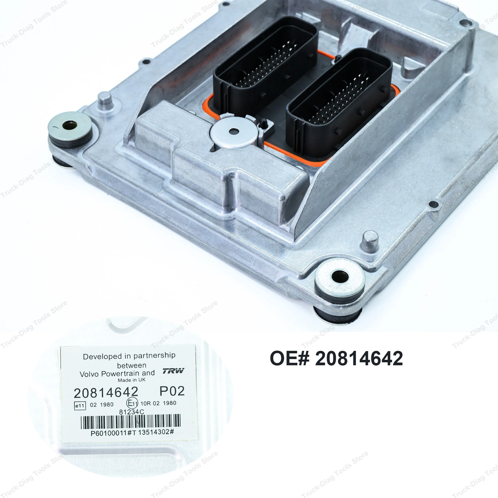 ECM 20814642 ECU for Volvo D11 D12 VED12 D13 Engine controller module, Programmable, OEM Replacement,1-Year Warranty