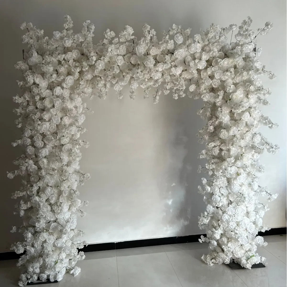 Cloth bottom simulation flower wall Internet celebrity wall, background wall, arch welcome flower system