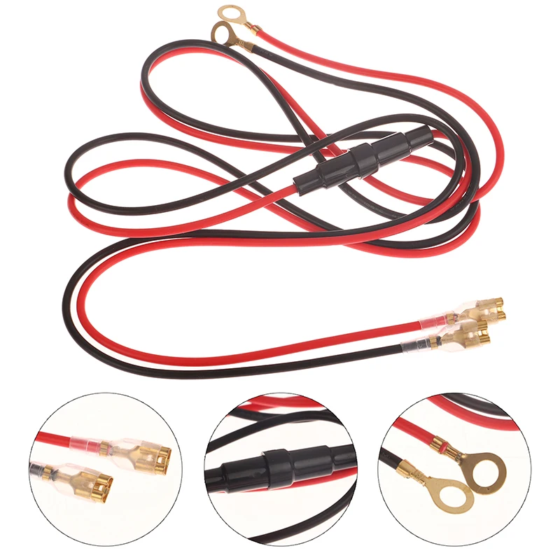 USB Ladegerät Buchse Kabel 60/100/150 cm Zigarette Kabelbaum Kabel Mit 10A Sicherung Auto Marine Motorrad ATV RV Refit