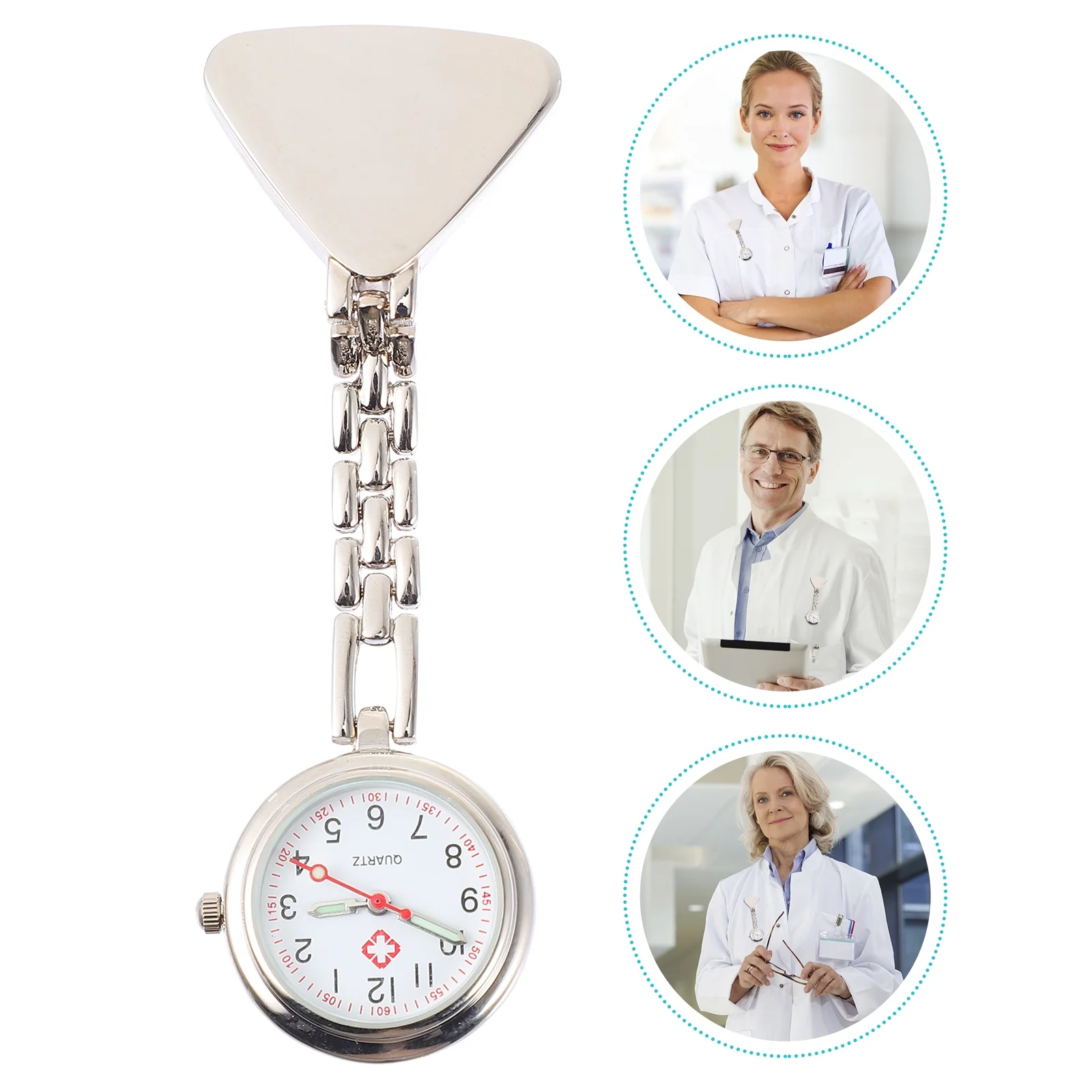 

Quartz Pocket Digital Kids Nurses Clip Kids Watch Elderly Classic Glass Portable Time Gift