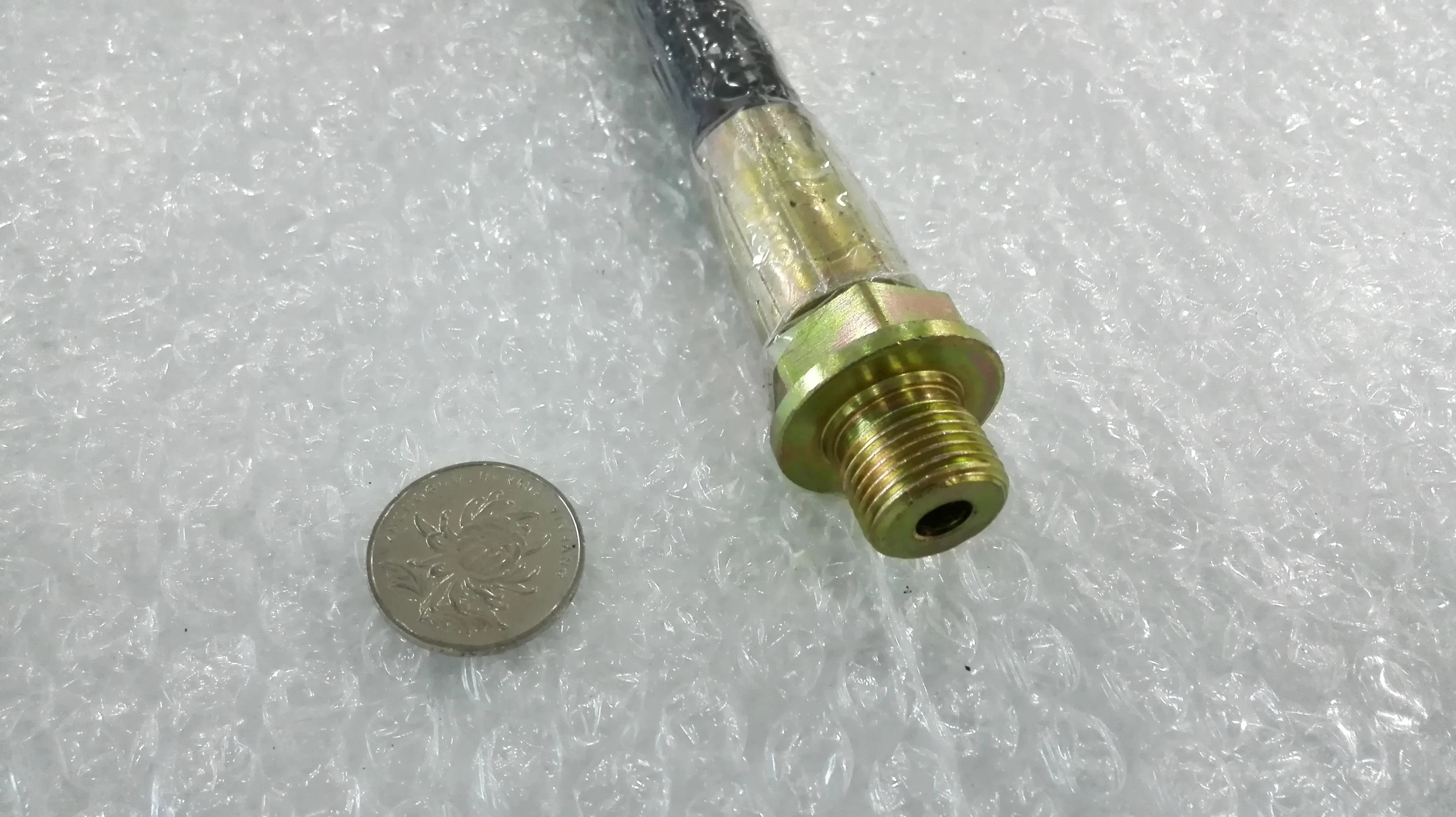 JINMA 180YZ.54.021 Delivery Pipe - Male to Pump , JINMA / JM 18HP - 28HP Tractor Parts
