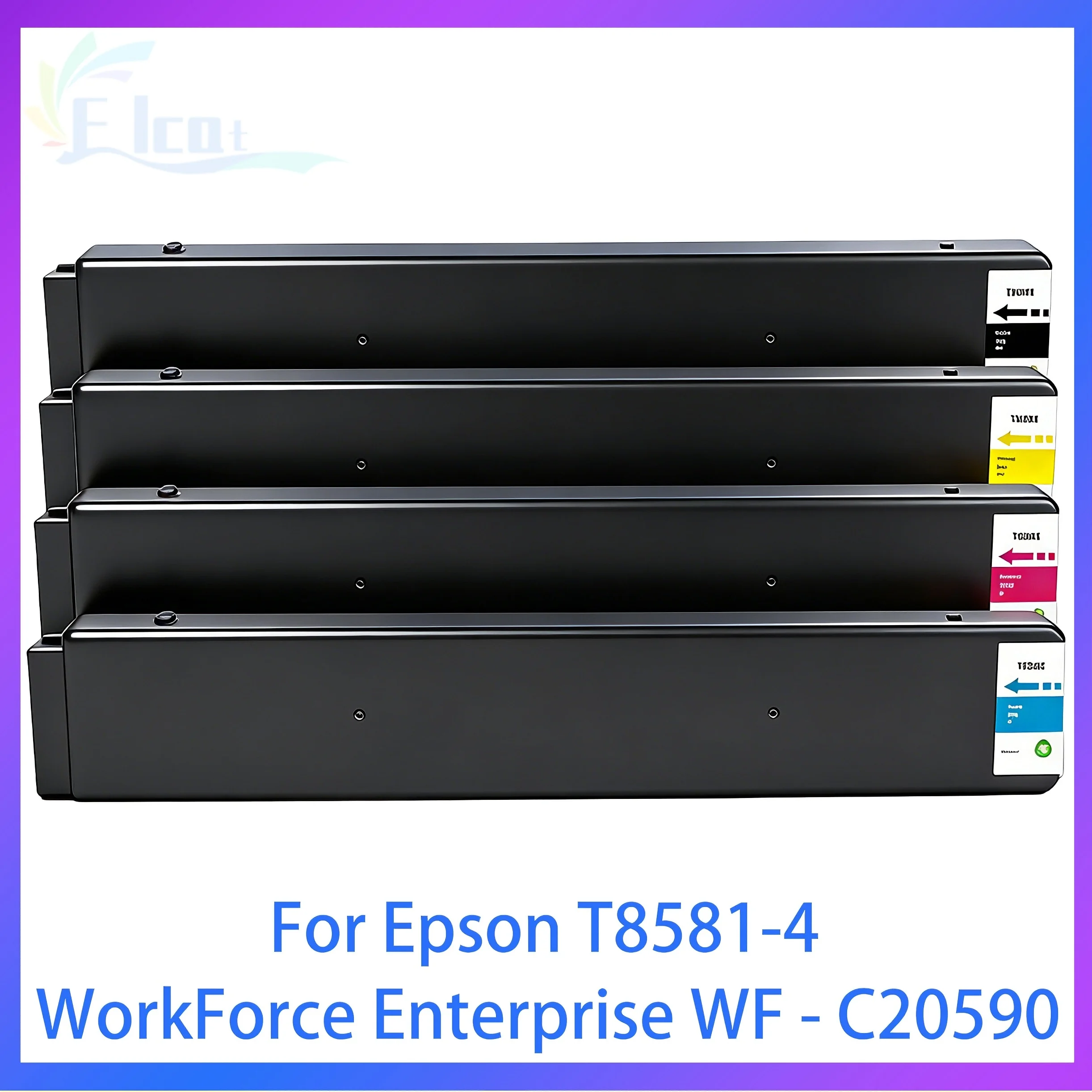 For Epson T858 T8581 T8582 T8583 T8584 Ink Cartridge Pigment Ink Compatible WorkForce Enterprise WF-C20590 WF-C20590a Printer