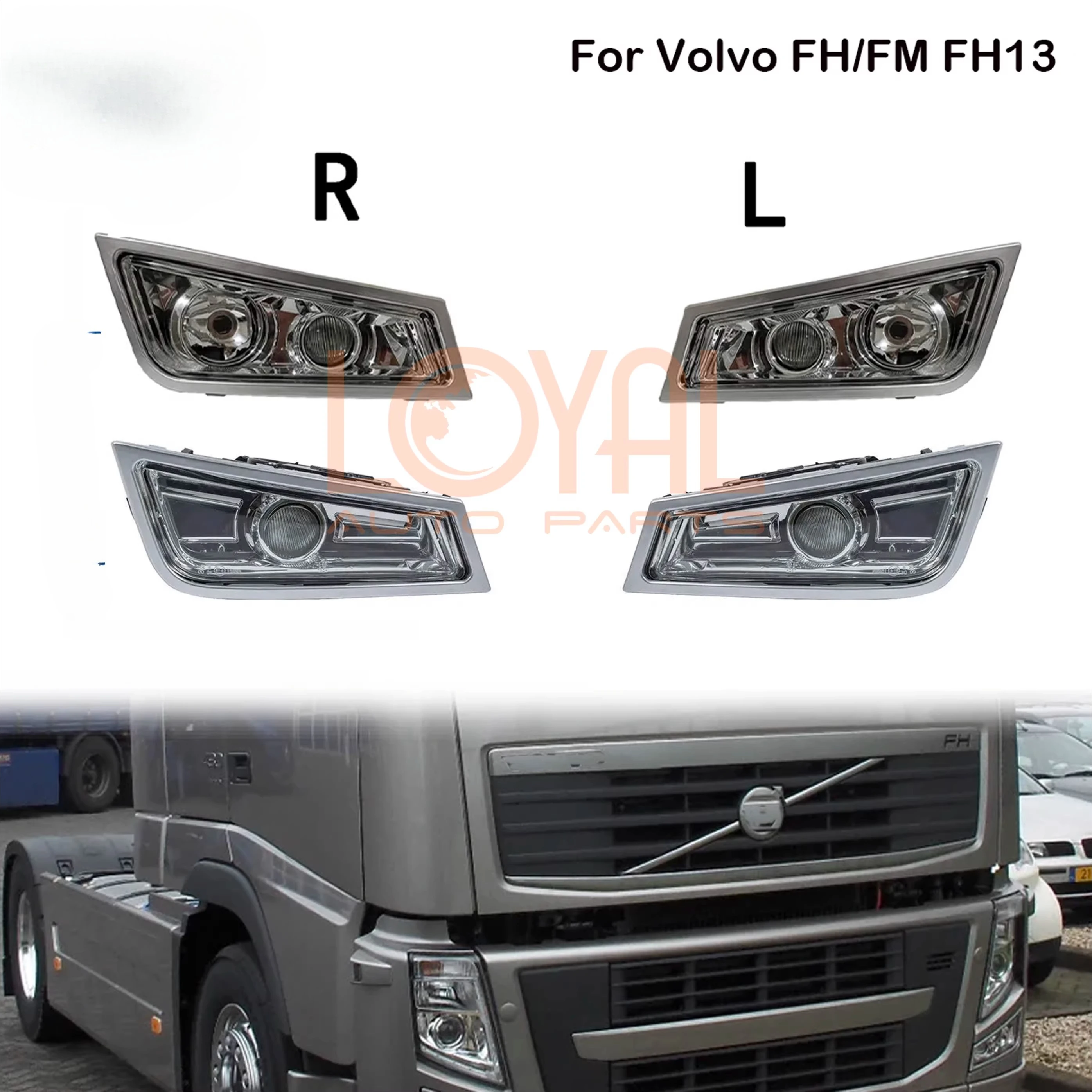 

1pcs For Volvo FM400 FM440 Truck Front Bumper Fog Light 1035690 21035692