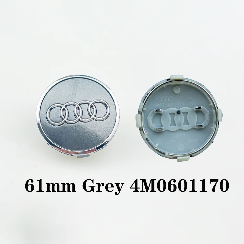 4pcs 60mm 61mm 68mm 69mm Car Styling Wheel Center Cap Hub Covers Badge 4B0601170 for Audi A3 A4 A5 A6 A7 A8 S4 S6 Accessories